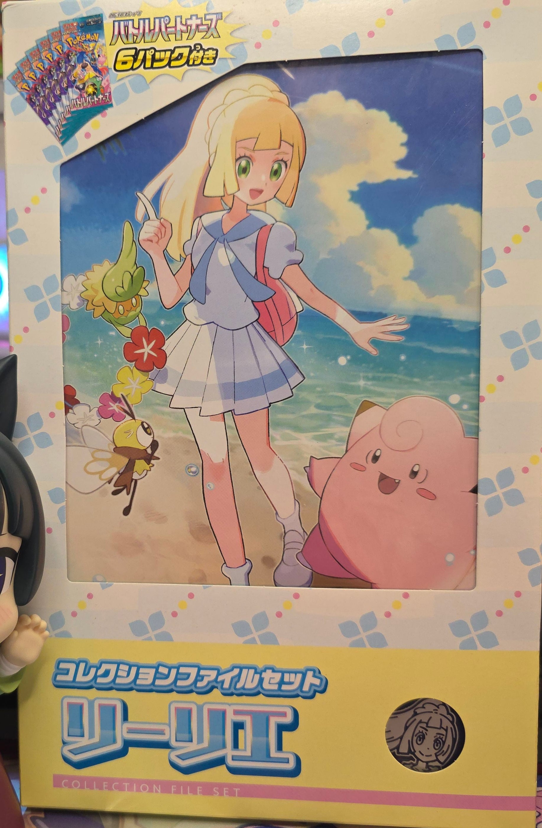 pokemon card game scarlet & violet collection file set lillie Japanese Pokemon: Battle Partners Lillie File Set Collection – Cabbage Cat Collectables